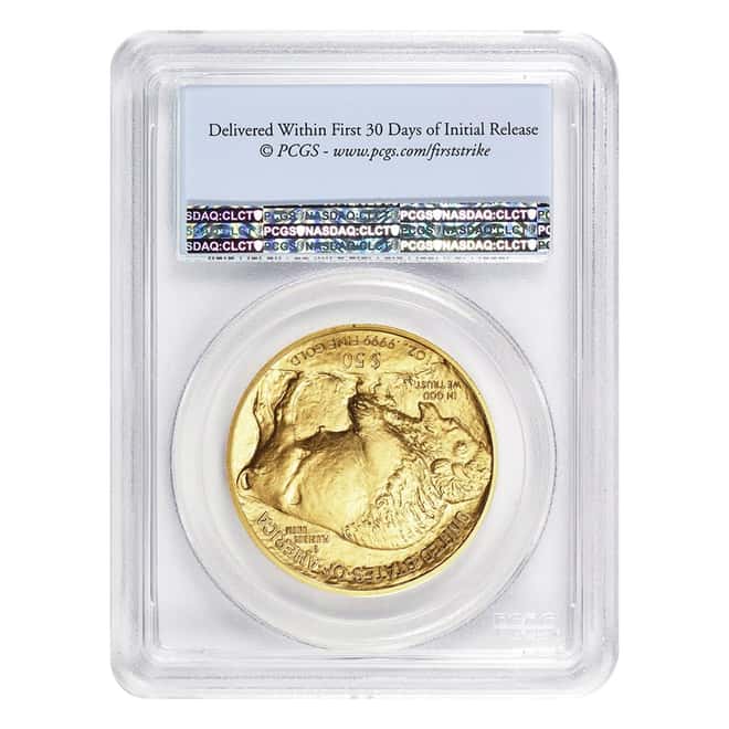 2019 1 oz Gold American Buffalo PCGS MS 70 First Strike (Buffalo Label)