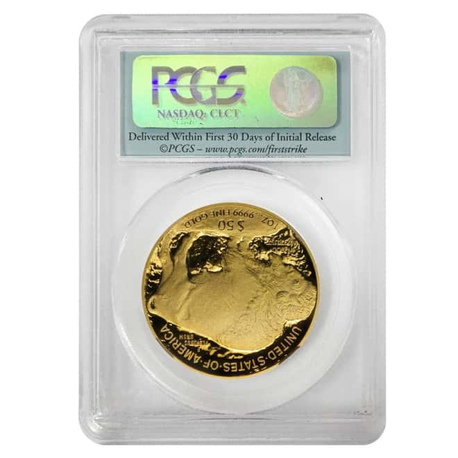 2010 W 1 oz $50 Proof Gold American Buffalo PCGS PF 70 DCAM First Strike