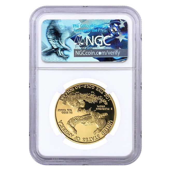 2019-W 1 oz $50 Proof Gold American Eagle NGC PF 69 UCAM Early Releases