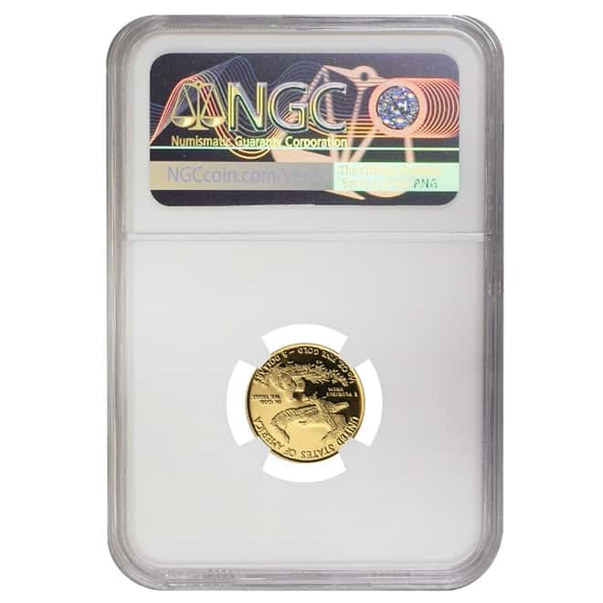 2014 W 1/10 oz $5 Proof Gold American Eagle NGC PF 70 UCAM