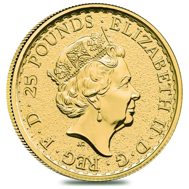 2019 Great Britain 1/4 oz Gold Britannia Coin .9999 Fine BU
