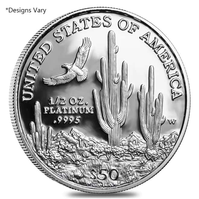 1/2 oz Proof Platinum American Eagle In Cap (Random Year)