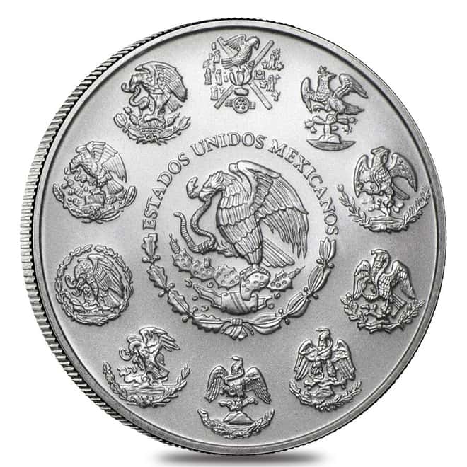 2019 5 oz Mexican Silver Libertad Coin .999 Fine BU
