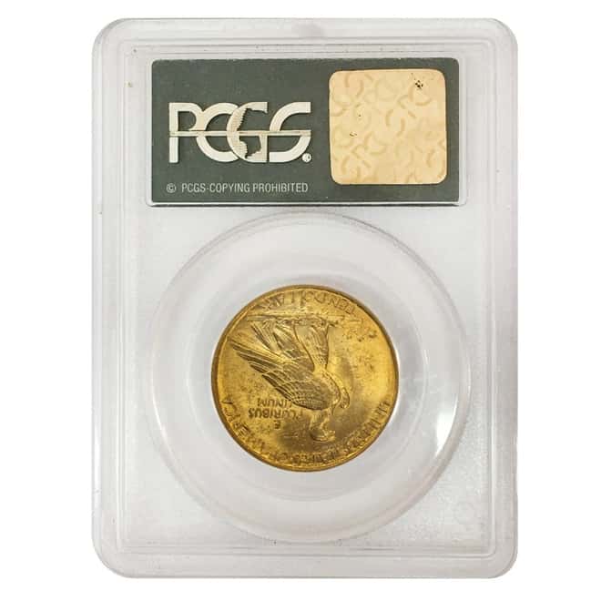 1907 $10 Indian Head Gold Eagle No Motto PCGS MS 62