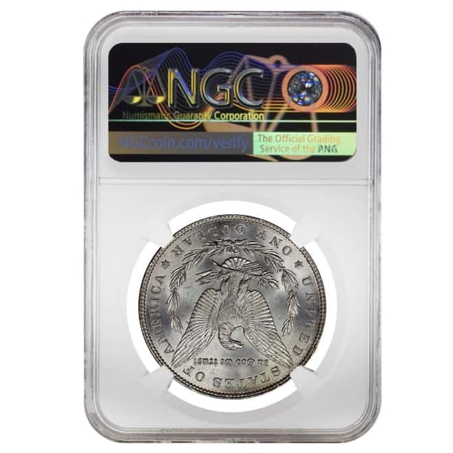 1891 Morgan Silver Dollar NGC MS 61