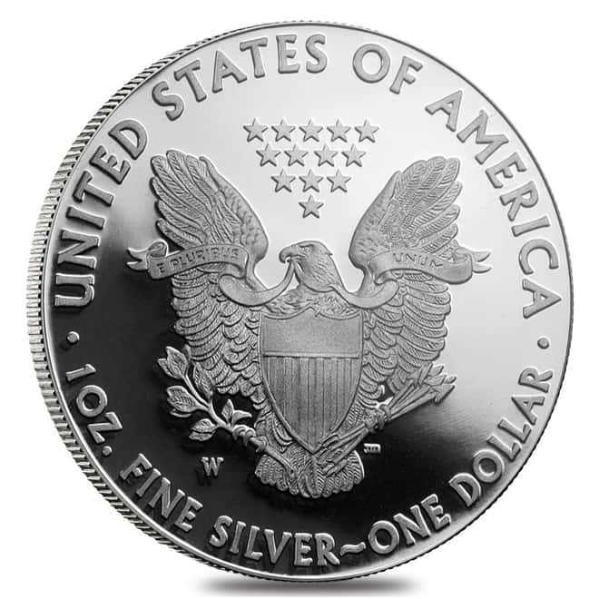 2018-W 1 oz Proof Silver American Eagle (w/Box & COA)
