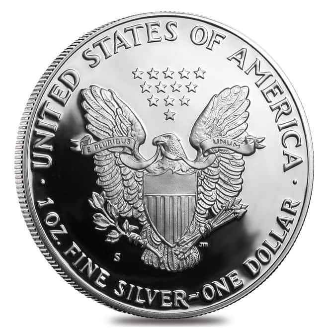 2018-S 1 oz Proof Silver American Eagle (w/Box & COA)