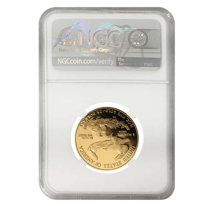 2005 W 1/2 oz $25 Proof Gold American Eagle NGC PF 70 UCAM