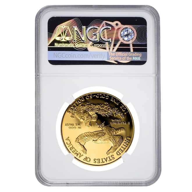 1994 W 1 oz $50 Proof Gold American Eagle NGC PF 70 UCAM