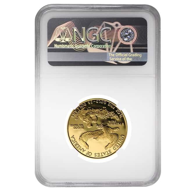 1990 P 1/2 oz $25 Proof Gold American Eagle NGC PF 70 UCAM