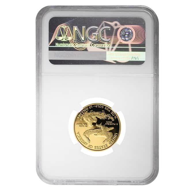 2012 W 1/4 oz $10 Proof Gold American Eagle NGC PF 70 UCAM