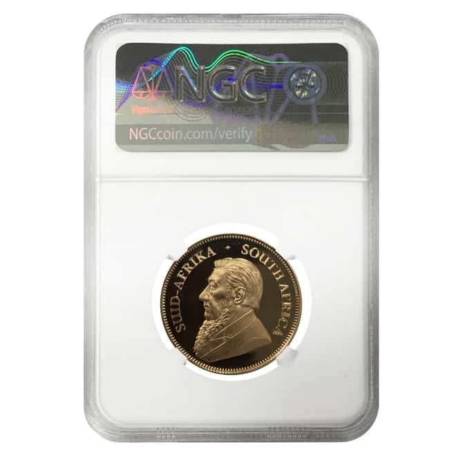 2017 South Africa 1/2 oz Proof Gold Krugerrand (50th Annv. Privy) NGC PF 70 UCAM