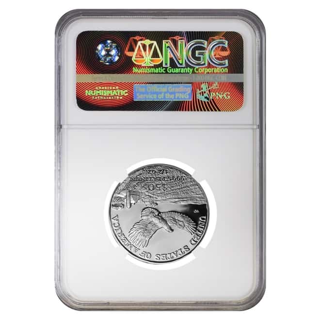 2000 W 1/2 oz $50 Platinum American Eagle Proof Coin NGC PF 70 UCAM