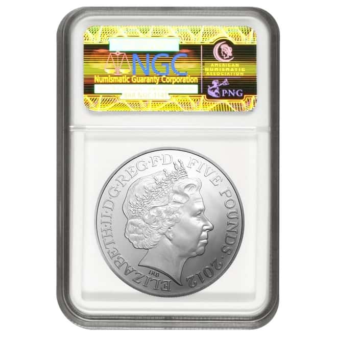 2012 Great Britain 5 Pounds London Olympics Proof Silver Coin NGC PF 69 UCAM - 1 of 500 FS (w/COA)