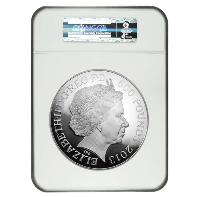 2013 Great Britain 1 Kilo Proof Silver Queen's Coronation 60th Anniv NGC PF 69 UCAM - 1 of 150 FS (w/Box & COA)