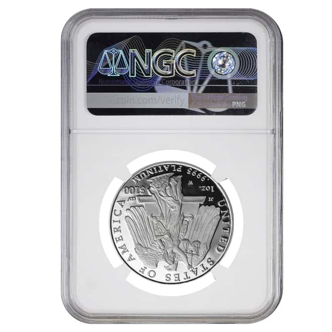 2008 W 1 oz $100 Platinum American Eagle Proof Coin NGC PF 70 UCAM