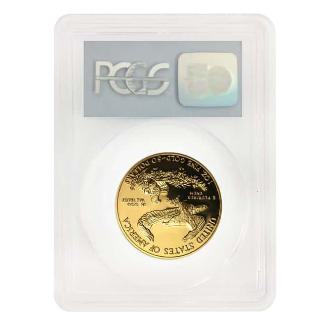 1999 W 1 oz $50 Proof Gold American Eagle PCGS PF 69 DCAM