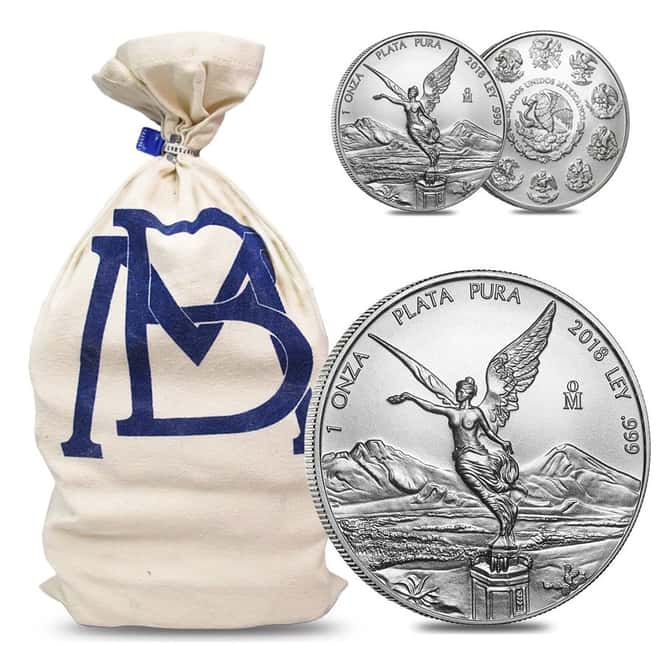 2018 1 oz Mexican Silver Libertad Coin .999 Fine BU