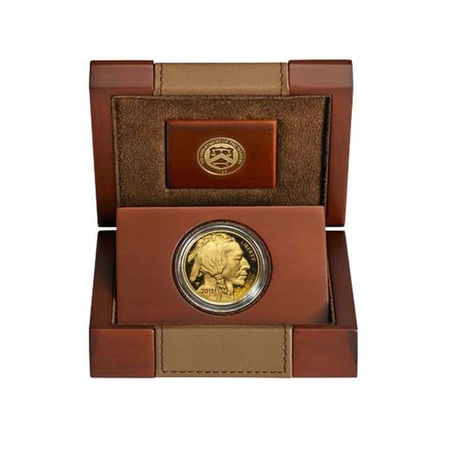 2015 W 1 oz $50 Proof Gold American Buffalo (w/Box & COA)