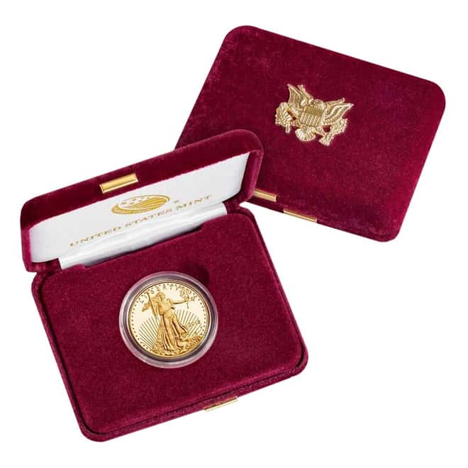2018-W 1/2 oz $25 Proof Gold American Eagle (w/Box & COA)
