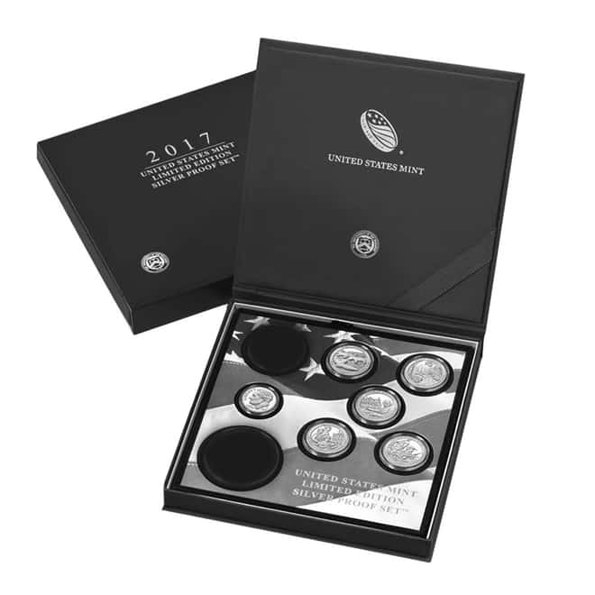 2017 S US Mint Limited Edition Silver Proof 6-Coin Set ASW 0.98 oz (w/Box and COA) 