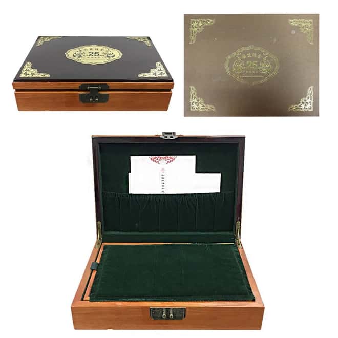2007 Proof Gold Chinese Panda 25th Anniversary 25-Coin Set (w/Box & COA)