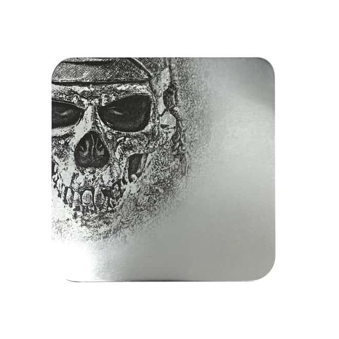 2017 1 oz Palau Pirate Skull High Relief Antiqued Silver Coin $5 .999 Fine (w/Box)