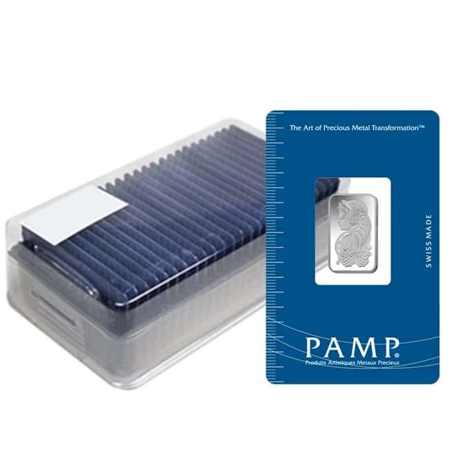 5 Gram PAMP Suisse Lady Fortuna Silver Bar .999 Fine (In Assay)