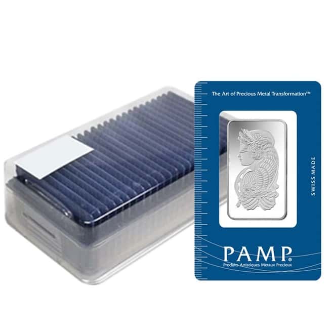 20 Gram PAMP Suisse Lady Fortuna Silver Bar .999 Fine (In Assay)