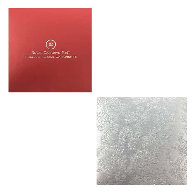 2014 0.86 oz Canadian Proof Silver Lunar Lotus Year of the Horse (w/Box & COA)