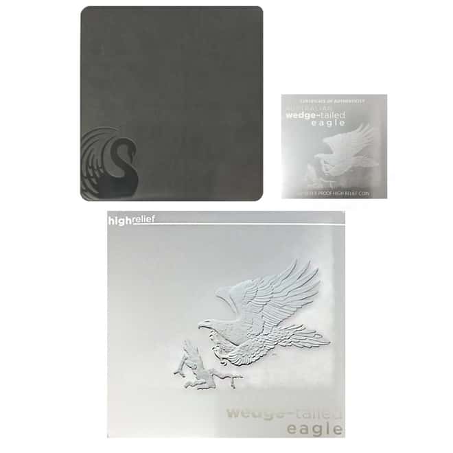2014 5 oz Australian High Relief Proof Silver Wedge-tailed Eagle PCGS PF 69 DCAM (w/Box & COA) 