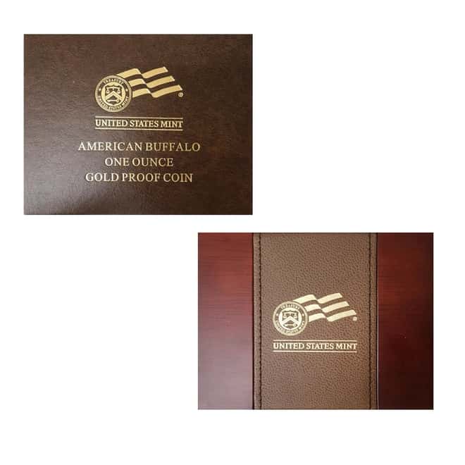 2008 W 1 oz $50 Proof Gold American Buffalo (w/Box & COA)