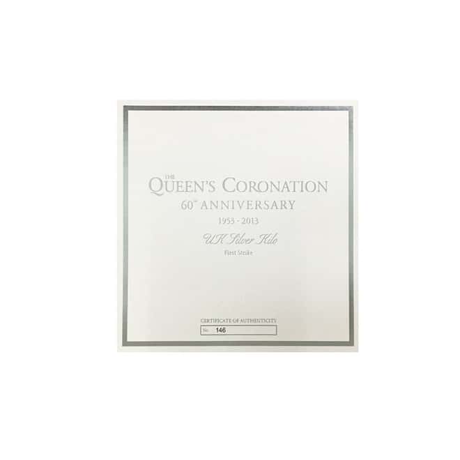 2013 Great Britain 1 Kilo Proof Silver Queen's Coronation 60th Anniv NGC PF 69 UCAM - 1 of 150 FS (w/Box & COA)