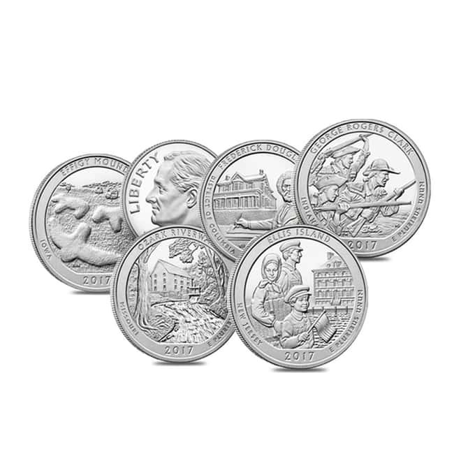 2017 S US Mint Limited Edition Silver Proof 6-Coin Set ASW 0.98 oz (w/Box and COA) 