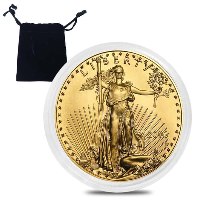 2006 W 1 oz $50 Burnished Gold American Eagle (w/Box & COA)