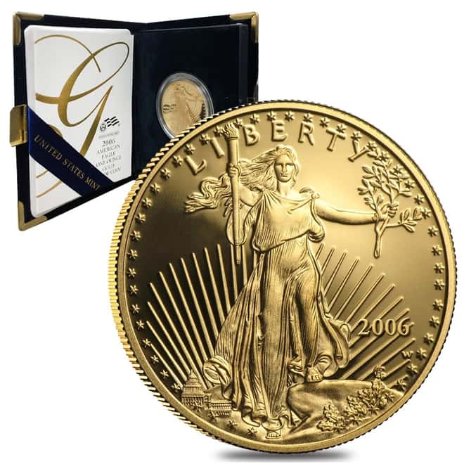 2006-W 1 oz $50 Proof Gold American Eagle (w/Box & COA)