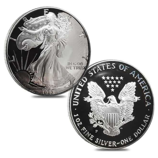 1993 Gold & Silver Philadelphia Proof 5-Coin Set (w/Box & COA)