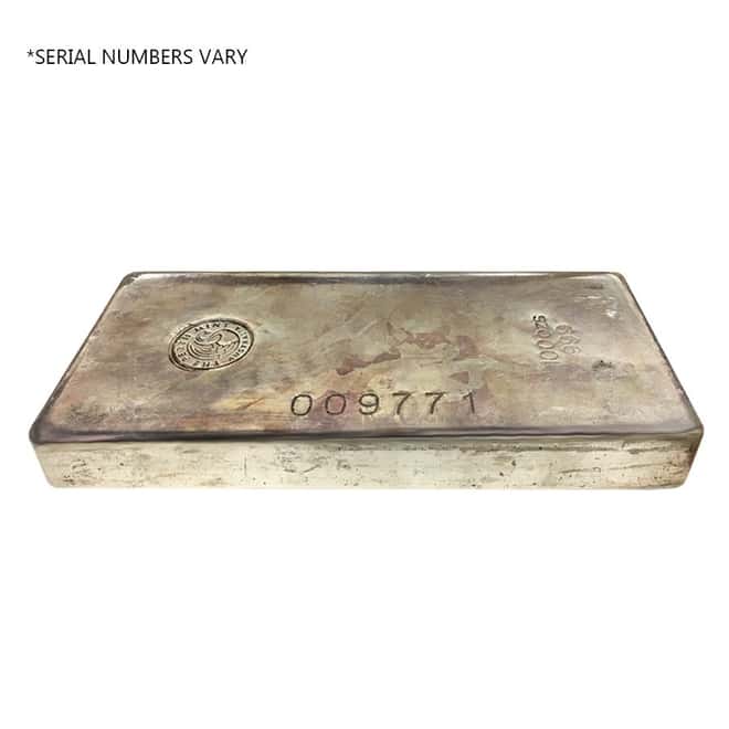 100 oz Australia Perth Mint Silver Bar .999 Fine