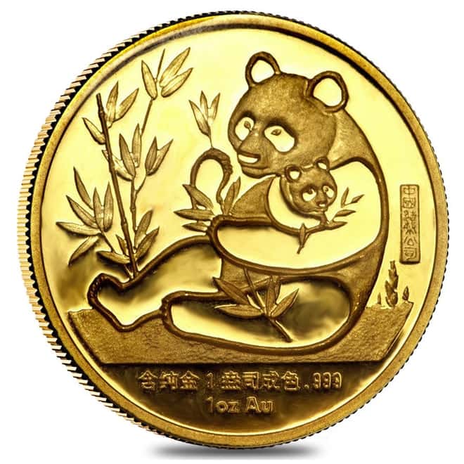 1987 1 oz Chinese Gold Panda Sino-American Friendship Medal - New York (Sealed)