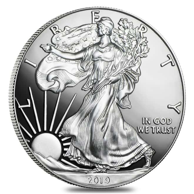 2019-W 1 oz Proof Silver American Eagle (w/Box & COA)