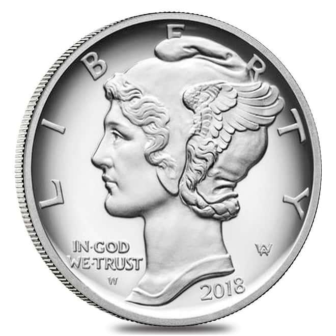 2018-W 1 oz Proof Palladium American Eagle $25 Coin (w/Box & COA)