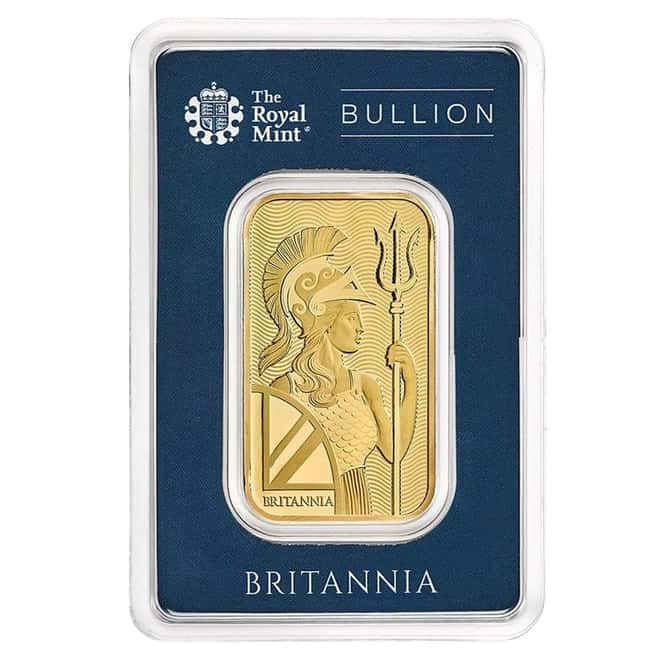 1 oz Britannia Gold Bar .9999 Fine (In Assay)