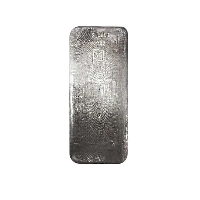 1 Kilo Morris and Watson (MW) Silver Bar .999 Fine