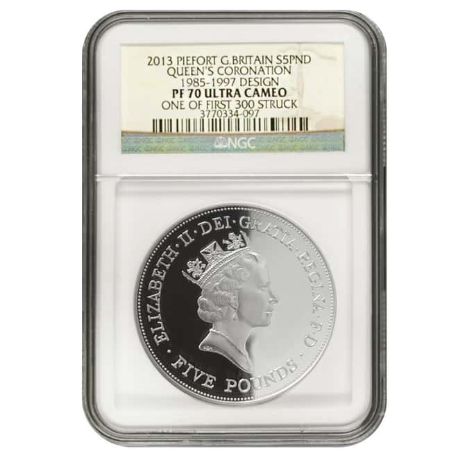 2013 Great Britain 5 Pounds Queen’s Portrait Proof Silver 4-Coin Set NGC PF 70 UCAM - 1 of 300 FS (w/Box & COA)