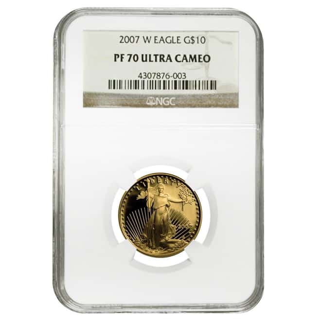 2007 W 1/4 oz $10 Proof Gold American Eagle NGC PF 70 UCAM