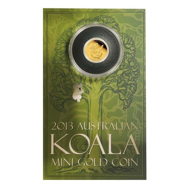 2013 1/2 gram Australian Mini Koala Gold Coin BU