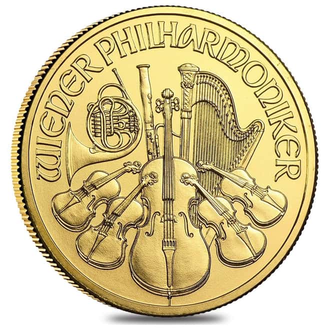 2019 1 oz Austrian Gold Philharmonic Coin BU