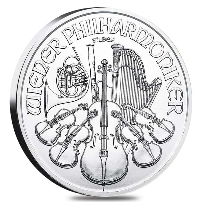 2019 1 oz Austrian Silver Philharmonic Coin BU