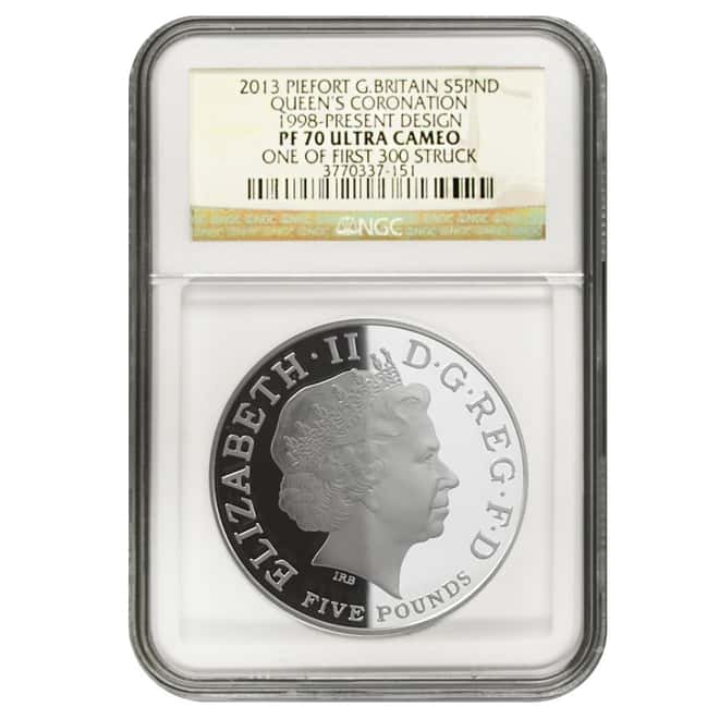 2013 Great Britain 5 Pounds Queen’s Portrait Proof Silver 4-Coin Set NGC PF 70 UCAM - 1 of 300 FS (w/Box & COA)