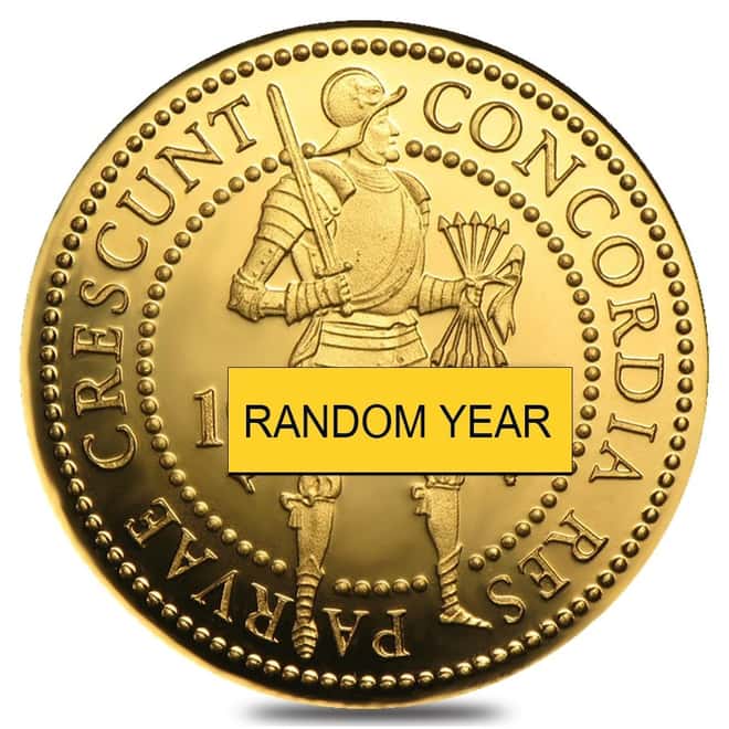 Netherlands 2 Ducat Proof Gold Coin AGW .2208 oz (Random Year)